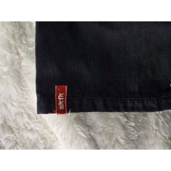 SkunkFunk SKFK Zuria Women's Y2K Blue Star Hooded Blue Ruched Button Up Jacket M - Picture 7 of 11